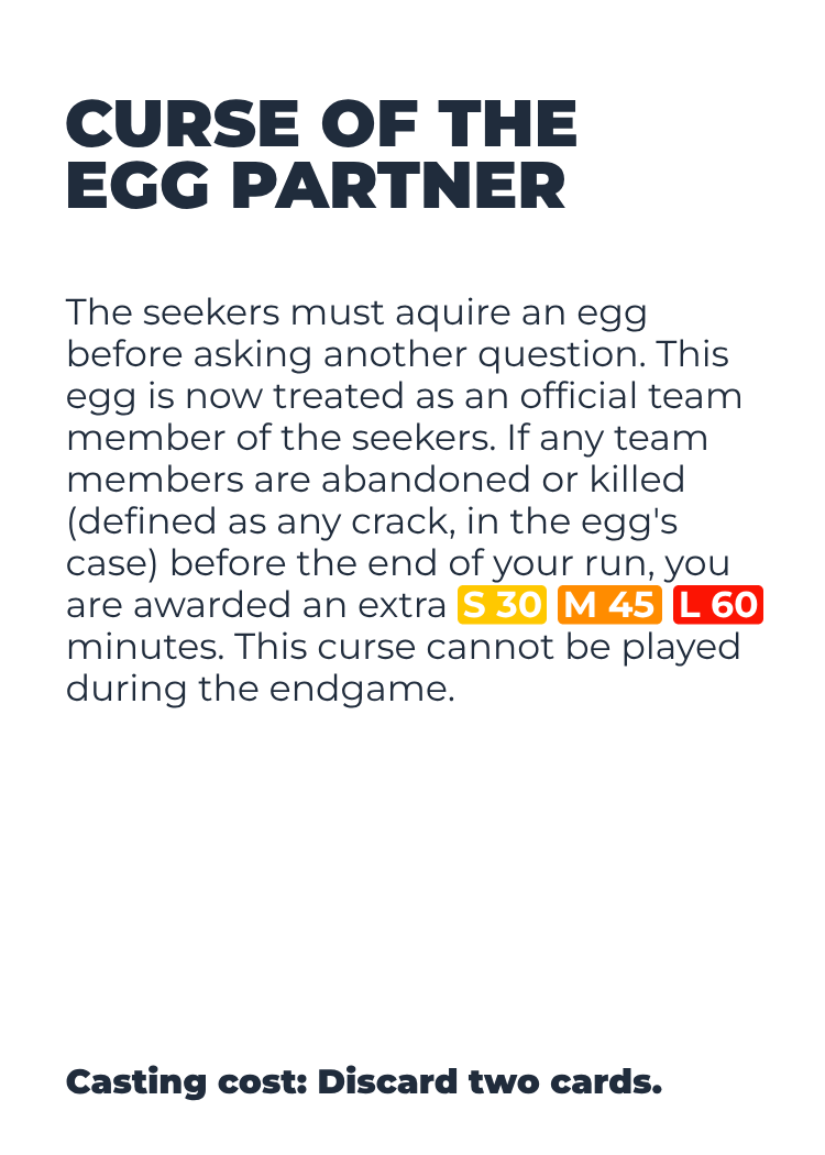 Curse of the Egg Partner