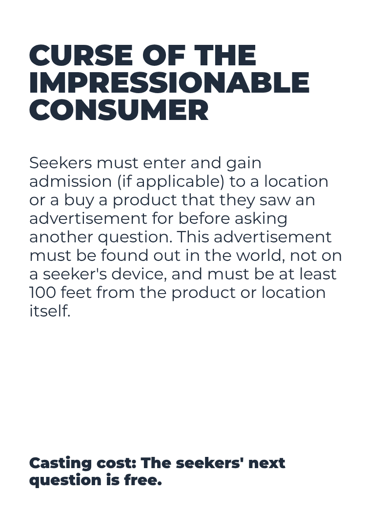 Curse of the Impressionable Consumer